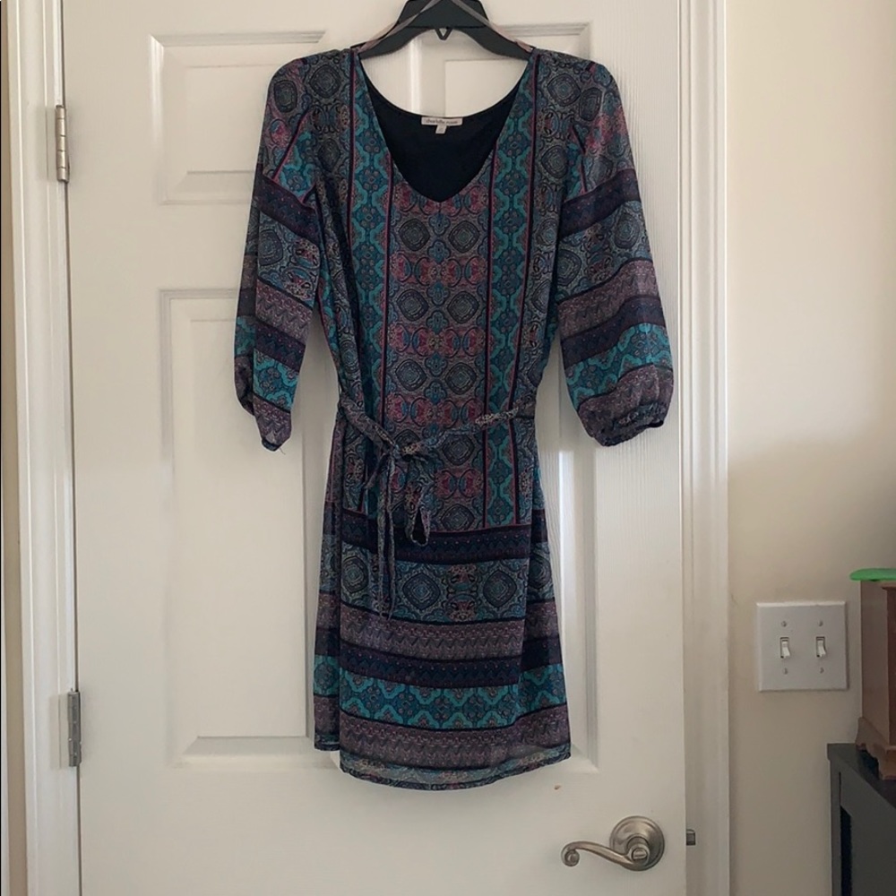 Boho Puff-Sleeve Dress